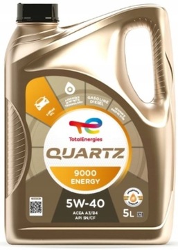 5W40 5W-40 OLEJ TOTAL QUARTZ 9000 ENERGY 5W 40 5L