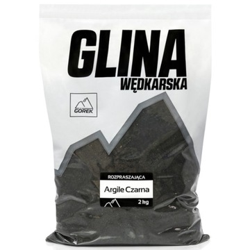 Glina Górek Rozpraszająca Niewiążąca Argile Czarna 2 kg
