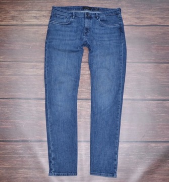 MASSIMO DUTTI REGULAR FIT MĘSKIE SPODNIE STRETCH JEANS 32/32