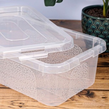 ПЛАСТИКОВЫЙ КОНТЕЙНЕР коробка 4,5л, прозрачный органайзер, пластиковая коробка