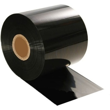 Taśma termotransferowa BULK 80mmx300m żywiczna czarna typ: OUT gilza 25,4mm