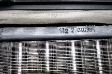 CHLADIČ RADIÁTORU VW BORA (1J2) 112204G381 1.9L DIESEL 50KW 2002