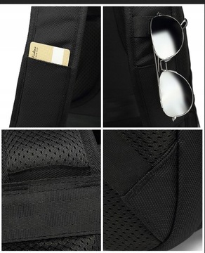 Plecak AoPin na laptopa 15,6 pojemny z USB i RFID