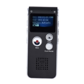 8GB cyfrowy Audio dyktafon Mini cyfrowy dyktafon M