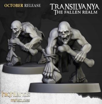 Отряд вурдалаков x 20 - Highlands Miniatures - 3D печать