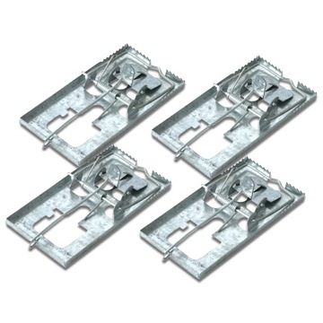 BROS Myszołapka Łapka Pułapka na myszy metalowa x4