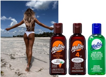 Turbo przyspieszacz opalania dobry olejek do opalania olejki + ŻEL ALOESOWY