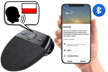 КОМПЛЕКТ HANDS-FREE ДЛЯ АВТОМОБИЛЯ BT 5.0 АВТОЗАПУСК + ЗАРЯДНОЕ УСТРОЙСТВО + КАБЕЛЬ C