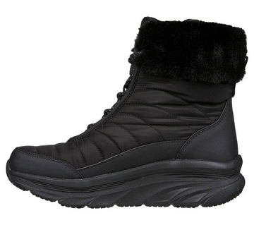 Buty Skechers D'LUX WALKER WINTER SOLSTICE ŚNIEGOWCE BOTKI CIEPŁE WYGODNE