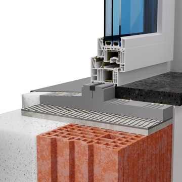 Ciepły parapet XPS TERMO SALAMANDER Streamline