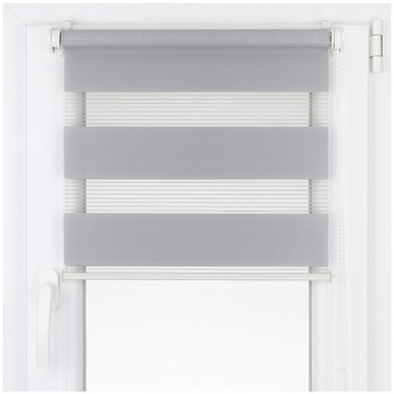Roleta dzień noc gotowa złożona 75x220 DecoDesign