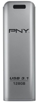SZYBKI PENDRIVE USB PNY 128GB USB 3.1 ELITE METAL