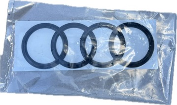 OE EMBLEMAT LOGO CZARNE NA KLAPĘ AUDI Q8 80A 80F853742A