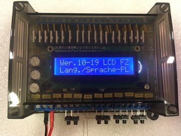 Sterownik schodowy LED funkcja FOTO tryb nocny LCD