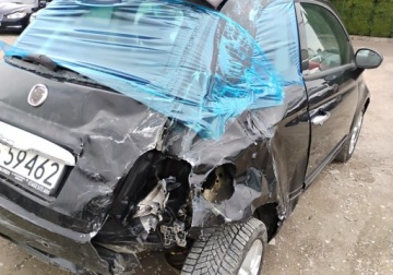 Fiat 500 II Hatchback 3d 1.3 TD 75KM 2007 Fiat 500 2007r, 1.2 Diesel. Uszkodzony prawy przod i tyl. Jezdzi. 1.2, zdjęcie 24