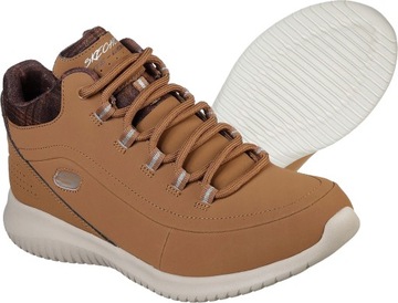 Botki Skechers Ultra Flex Just Chill 12918-CSNT SPORTOWE SNEAKERSY SKÓRZANE