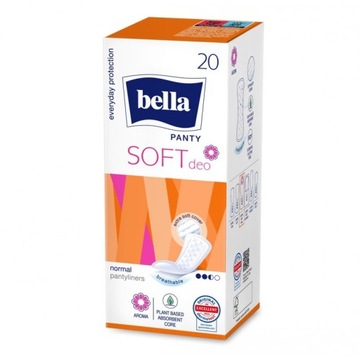 Wkładki higieniczne BELLA PANTY SOFT DEO, 20 szt.