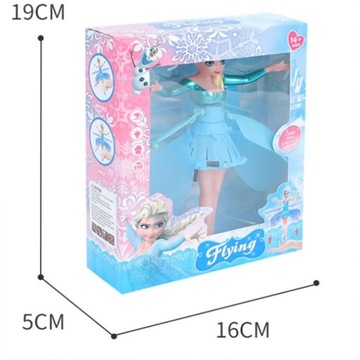 LATAJĄCA LALKA KSIĘŻNICZKA ELSA WRÓŻKA ELZA FROZEN