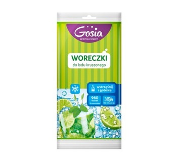 WORECZKI do lodu KRUSZONEGO GOSIA 960 kostek 1szt
