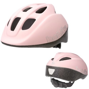 KASK ROWEROWY dziecięcy Bobike Go S 52-56 PINK