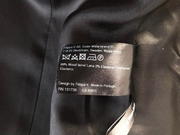 Filippa K żakiet damski 98%Wełna Rozmiar:L
