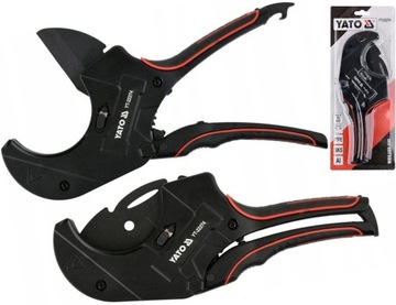 ЯТО КВАСЦЫ. НОЖНИЦЫ ДЛЯ РЕЗКИ ТРУБ ПВХ, ПП, ПЭ, ПУ, 75 мм YT-22274