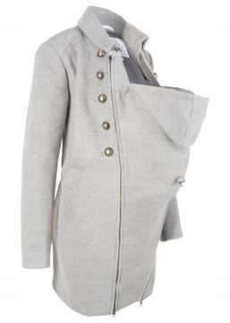 36 Bonprix dsx PŁASZCZ CIĄŻOWY Z WSTAWKĄ NIEMOWLĘCA