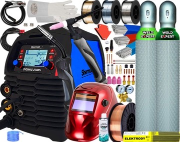 PÓŁAUTOMAT SPAWALNICZY SHERMAN MMA TIG 200A EURO