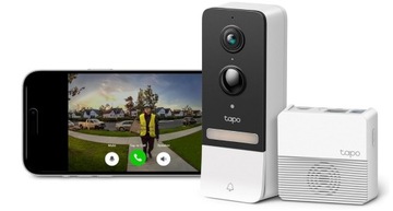 Tp-Link Tapo D230S1 Wideodomofon, Czarny/Biały