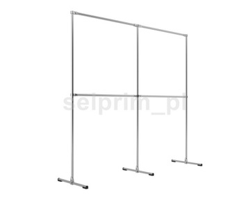 ВЕШАЛКА 3,2/2М СЕРЕБРЯНАЯ для гардероба