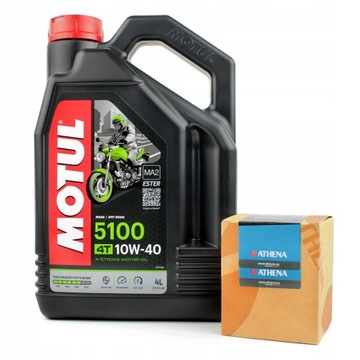 MOTUL 5100 10W40 4л масло + фильтр + поддон Yato