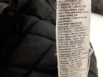 RIVER ISLAND powlekana KURTKA PARKA ocieplana CZARNA z futerkiem _ 32