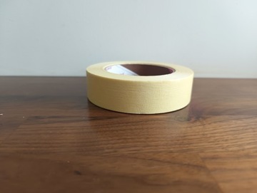 TAŚMA MALARSKA GERBAND papierowa precyzyjna żółta PREMIUM 50m LAKIERNICZA