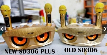 Караоке SD306 PLUS 30 Вт беспроводной ЗОЛОТОЙ