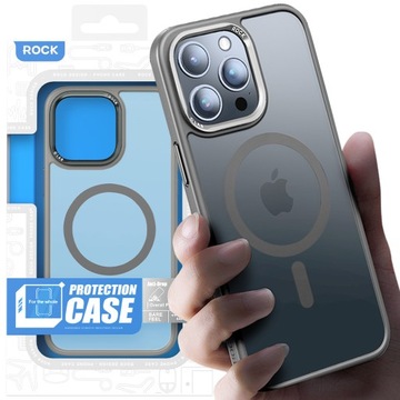 ROCK ETUI POKROWIEC FUTERAŁ OBUDOWA METAL LENS do IPHONE 15 PRO MAX