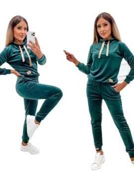 KOMPLET DRES WELUROWY PREMIUM GLORIA rozm M
