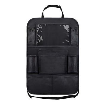 Защитный чехол-органайзер для автомобильного сиденья + 2 держателя для подголовников