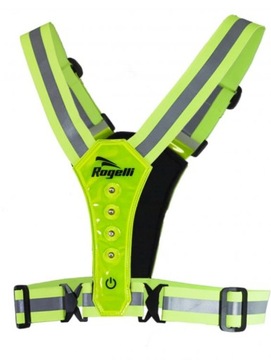 Kamizelka odblaskowa Rogelli High Reflect Led Vest