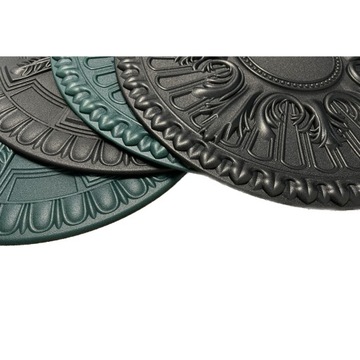 Потолочная розетка, стеновая панель, ЧЕРНЫЙ R-2