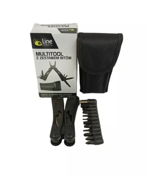 LINE CAMPING MULTITOOL Z ZESTAWEM BITÓW