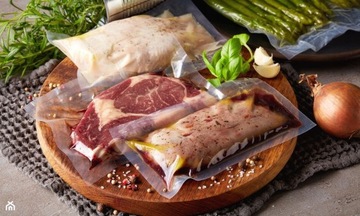 ФОЛЬГА С НАКАТКОЙ ДЛЯ ВАКУУМНОЙ УПАКОВКИ ЗАПАВОЧНЫХ МАШИН, РУКАВ 28 СМ, РОЛОН 12 М