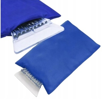 SKROBACZKA DO SZYB Z RĘKAWICA SZEROKA SAMOCHODOWA DO ODŚNIEŻANIA SKROBANIA