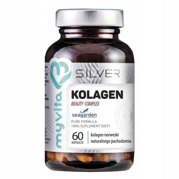 KOLAGEN BEAUTY MYVITA SILVER PURE 100% 60 kaps.
