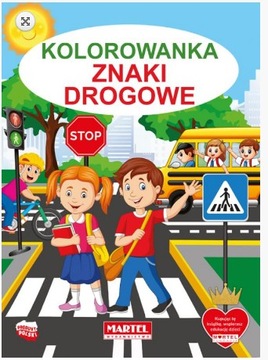 KOLOROWANKA malowanka Znaki Drogowe MAR-37