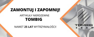 5x Nakrętka kołnierzowa m10 STAL NIERDZEWNA A2-70