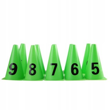 23 cm Numer 0-9 Znacznik barier piłkarskich