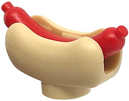 Lego - hot dog / parówka / kiełbasa / bułka 33078