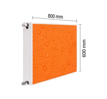 OSŁONA NA KALORYFER MAGNETYCZNA 80x60 KROPLE MATA MAGNES