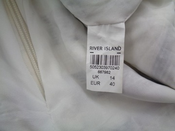 40-42 RIVER ISLAND DZIANINOWA SPÓDNICA PASY W62