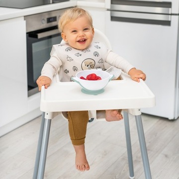 ЧАШКА BABYONO С ПРИСОСКОЙ И ЛОЖКОЙ